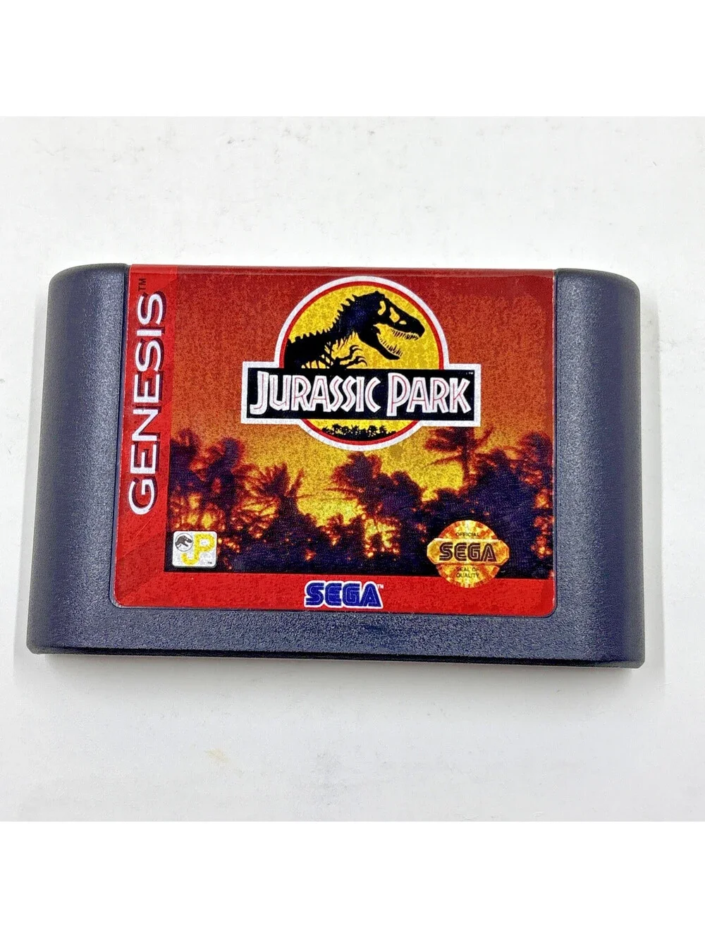 Jurassic Park (Sega Genesis, 1993) SG Cartridge & Manual Tested & Works